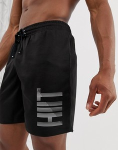 Черные сетчатые шорты HIIT - Черный