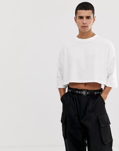 Белый oversize-топ из органического хлопка ASOS DESIGN - Белый