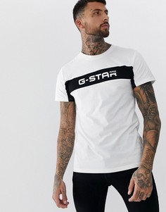 Белая футболка с логотипом G-Star - Белый