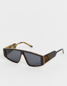 Черные солнцезащитные очки с плоским верхом Spitfire - Черный