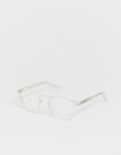 Круглые очки с прозрачными стеклами Spitfire - Очистить