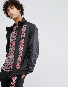 Куртка Харрингтон с логотипом Love Moschino - Черный