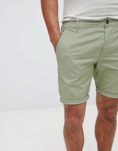 Зеленые шорты чиносы скинни ASOS DESIGN - Зеленый