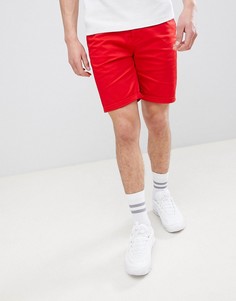 Ярко-красные шорты чиносы узкого кроя ASOS DESIGN - Красный