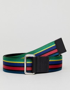 Тканый ремень в разноцветную полоску PS Paul Smith - Мульти