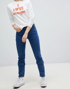 Прямые джинсы с классической талией Wrangler - Синий