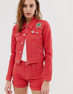 Красная джинсовая куртка Pepe Jeans Frida - Красный
