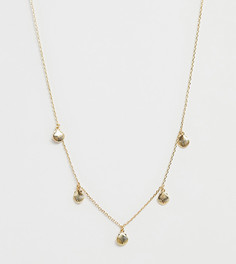 Позолоченное ожерелье с подвесками-ракушками Orelia - Золотой