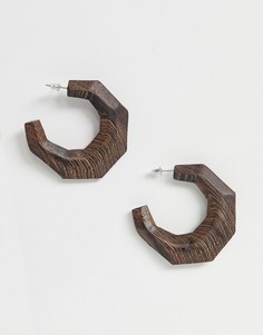 Серьги-кольца с отделкой ASOS DESIGN - Мульти