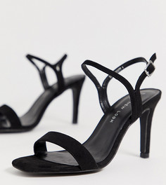 Черные туфли для широкой стопы на каблуке-шпильке New Look - Черный