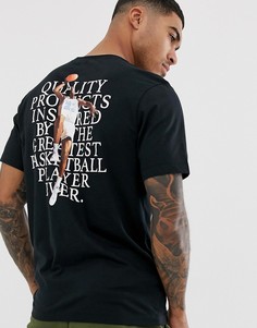 Черная футболка с логотипом Nike Jordan - Черный