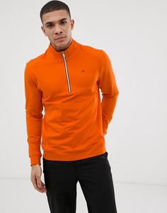 Оранжевый свитшот с молнией Calvin Klein Golf Galaxy - Оранжевый