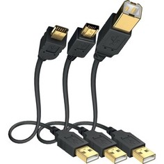 Кабель межблочный Inakustik Premium High Speed USB Micro 2.0, 2 m, 01070042