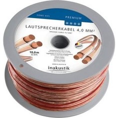 Кабель акустический Inakustik Premium LS, 2 x 4 mm2, 10 m, 00402410