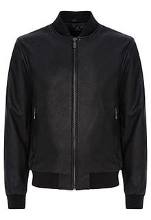 Бомбер из натуральной кожи Jorg Weber