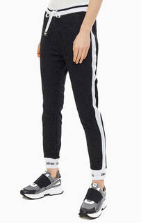 Черные брюки джоггеры с карманами Liu Jo Sport