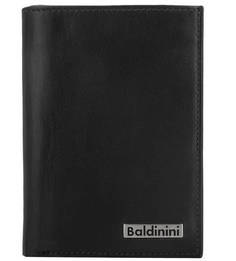 Кожаное портмоне черного цвета Baldinini