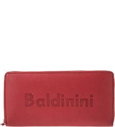 Кошелек из мягкой кожи с логотипом бренда Baldinini