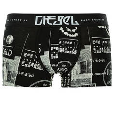Хлопковые трусы-боксеры с принтом Diesel