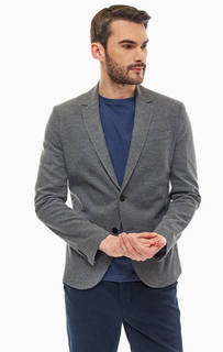 Серый пиджак на пуговицах с карманами Lerros