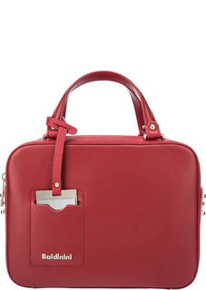 Красная кожаная сумка с двумя отделами Jasmine Baldinini