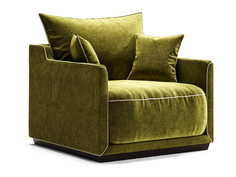 Кресло soho (the idea) зеленый 94x92x94 см.