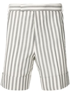 Thom Browne шорты в широкую полоску с манжетами