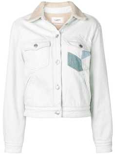 Isabel Marant Étoile джинсовая куртка Lindy в стилистике пэчворк