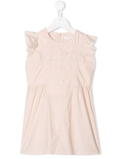 Chloé Kids платье с вышивкой
