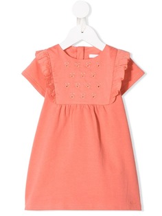 Chloé Kids топ с вышивкой