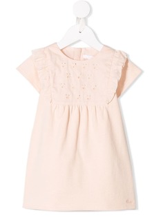 Chloé Kids топ с вышивкой