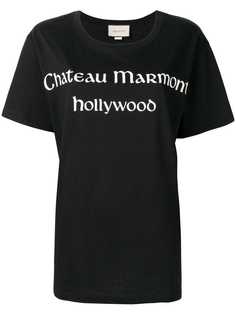 Gucci футболка с принтом Chateau Marmont