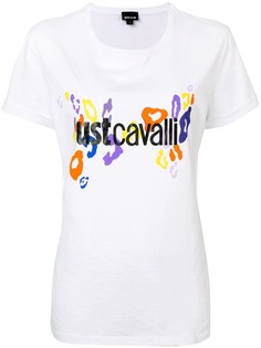 Just Cavalli футболка с принтом логотипа