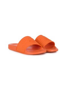 Gucci Kids шлепанцы с логотипом Gucci