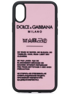 Dolce & Gabbana чехол для iPhone X с аппликацией