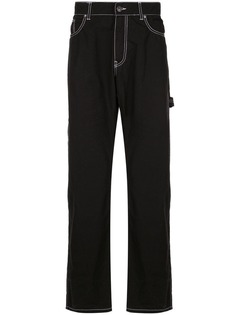 MSGM джинсы свободного кроя с завышенной талией