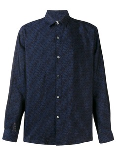 Paura рубашка на пуговицах с принтом