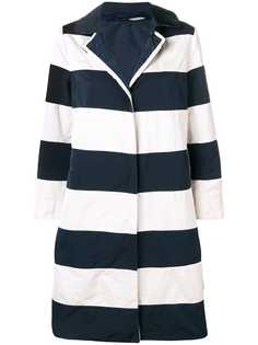 Max Mara однобортное пальто в полоску