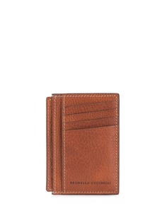 Brunello Cucinelli картхолдер с логотипом