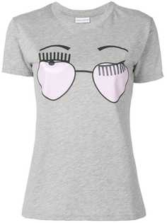 Chiara Ferragni футболка с принтом солнцезащитных очков