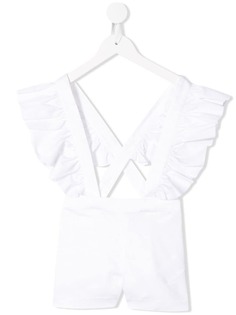 Dondup Kids шорты с оборками на рукавах