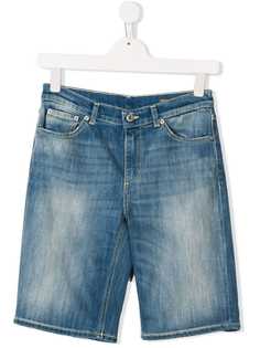 Dondup Kids выбеленные джинсовые шорты