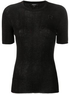 Rochas трикотажный топ с логотипом