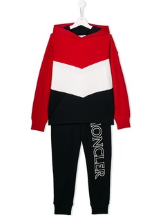 Moncler Kids спортивный костюм дизайна колор-блок