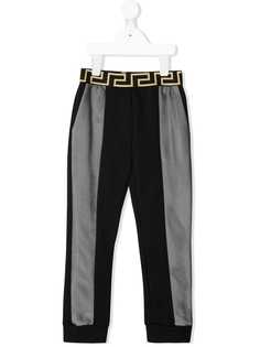 Young Versace спортивные брюки со вставками