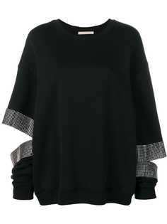 Christopher Kane толстовка с кристаллами