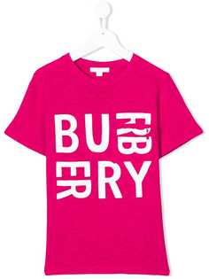 Burberry Kids футболка с логотипом