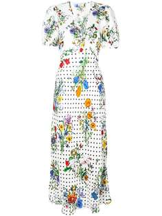 Rixo London платье Stare с цветочным принтом