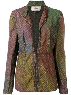 Fendi Vintage 2000s monogram gradient jacket