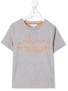 Little Marc Jacobs футболка с принтом логотипа